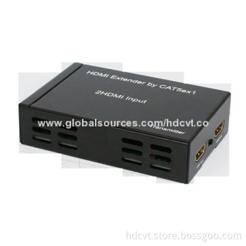 Over One Cat5E/Cat6 HDMI Extender, 1,080 Pixels Resolution